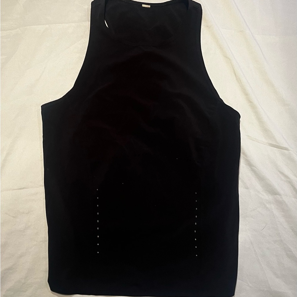 Black Running Tank Top